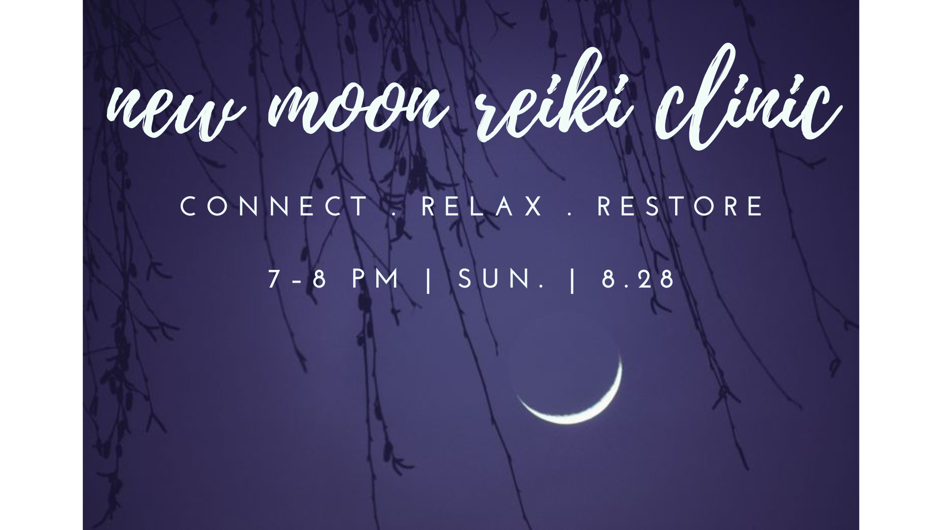 ZM New Moon Reiki Clinic 8-28 (FB Event)